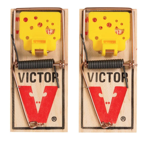 6x Mouse Trap Easy to Set Wooden- Victor Pest Control