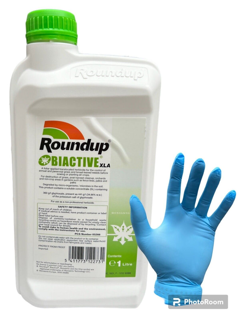 Roundup 1 Litre Weedkiller Professional Strong Glyphosate Weedkiller