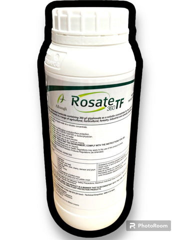 Rosate 360 TF Glyphosate Weedkiller 1Litre Strong Professional Herbicide