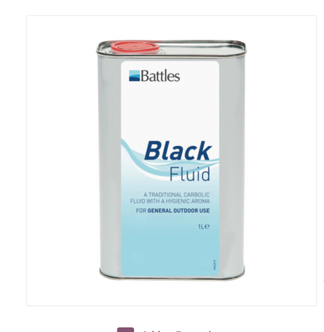 Battles black fluid Disinfectant 4.5L Dog Kennel Cleaning