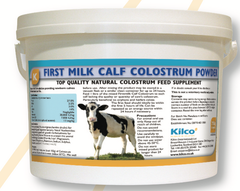 Kilco CALF COLOSTRUM 200G ONE DOSE Calving Cow Drop/ 1kg 5 dose