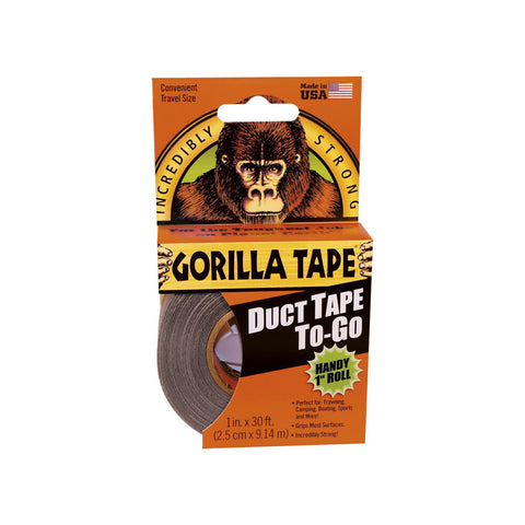 25MM X 9M HANDY ROLL BLK GORILLA TAPE (CODE GOR010)