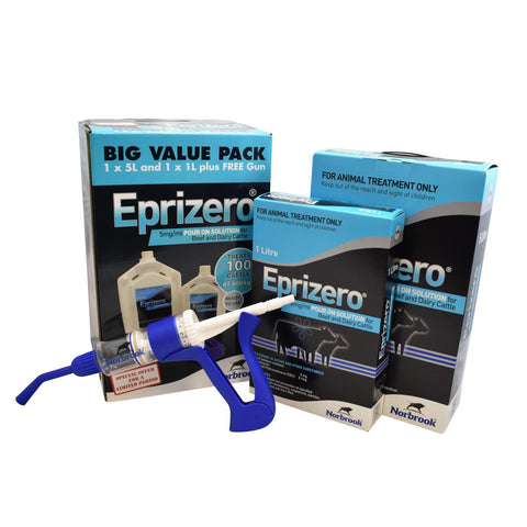 Eprizero Pour On Wormer for Beef and Dairy Cattle 6L