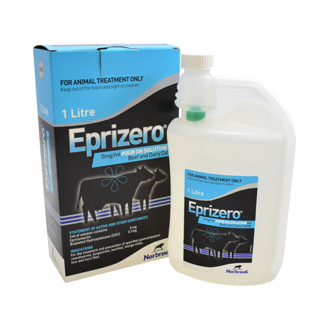 Eprizero Pour On Wormer for Beef and Dairy Cattle 1L