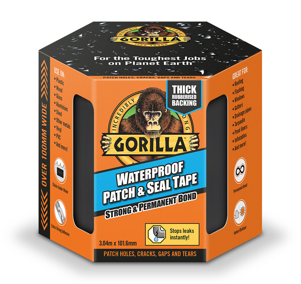 Gorilla Waterproof Patch & Seal Black -3m (CODE: GOR060)