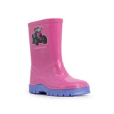 Xpert Swampmaster Junior Tractor Wellingtons Pink/Lilac