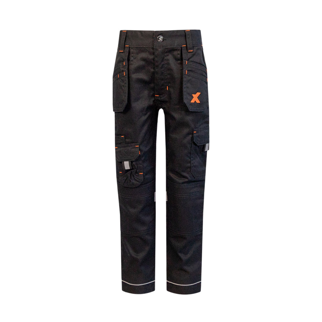 Xpert Pro Junior Stretch Work Trouser Black