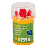 Box of 10 plastic teat cannulas Kerbl