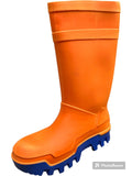 Dunlop Purofort + Full Safety /Thermo Orange Wellies - Size 7-12