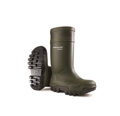 Dunlop Purofort Thermo Plus C662933 Green Safety Wellington Boot