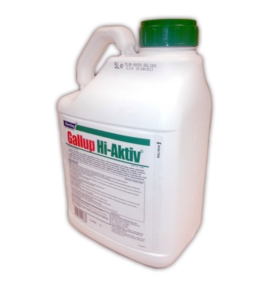 GALLUP HI-AKTIV 5 Ltrs STRONGEST GLYPHOSATE WEED WEEDS KILLER JAPANESE KNOTWEED